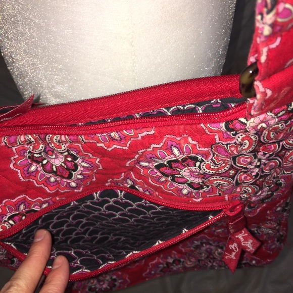 Vera Bradley Red hipster purse - Picture 5 of 5